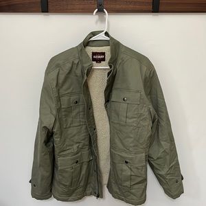 Alesbury Olive Cozy Jacket, Size Medium